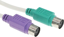 Кабель Premier 6-082-PS2 USB 2.0 A(m) PS/2 (f) 0.3м серый (пакет)