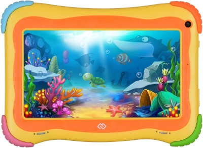 Планшет Digma Optima Kids 7 RK3126C (1.2) 4C RAM1Gb ROM16Gb 7" IPS 1024x600 Android 8.1 разноцветный 2Mpix 0.3Mpix BT WiFi microSD 128Gb 2500mAh