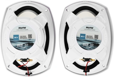 Колонки автомобильные ACV Marine M69 120Вт 89дБ 15x23см (6x9дюйм) (ком.:2кол.) коаксиальные двухполосные