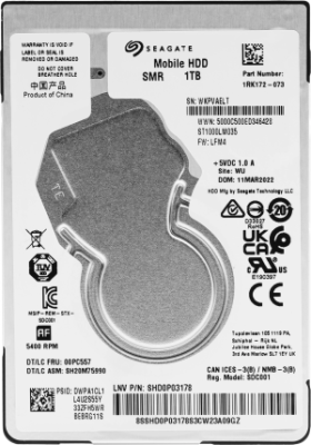 Жесткий диск Seagate SATA-III 1TB ST1000LM035 Notebook/Desktop Mobile 4KN (5400rpm) 128Mb 2.5"