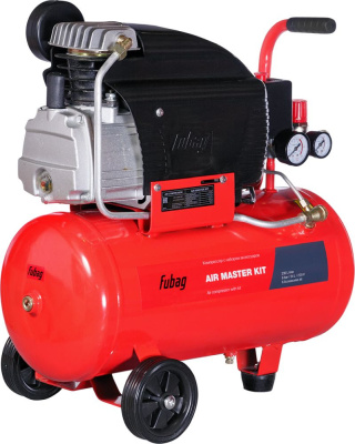 Компрессор поршневой Fubag Air Master Kit 6 масляный 230л/мин 24л 1500Вт красный/черный