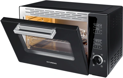 Мини-печь Hyundai MIO-HY100 38л. 1800Вт черный