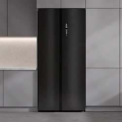 Холодильник Lex LSB525BLXID 2-хкамерн. черный