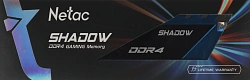 Память DDR4 16GB 2666MHz Netac NTSDD4P26SP-16B Shadow RTL Gaming PC4-21300 CL19 DIMM 288-pin 1.2В с радиатором Ret