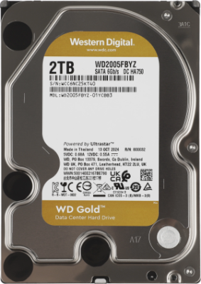 Жесткий диск WD SATA-III 2TB WD2005FBYZ Server Gold 512N (7200rpm) 128Mb 3.5"