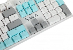 Клавиатура A4Tech Bloody S510N механическая белый USB for gamer LED (S510N (ICY WHITE ))