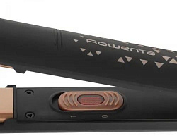 Выпрямитель Rowenta SF1629F0 черный/золотистый макс.темп.:200С покрытие:керамическое (1830008391)