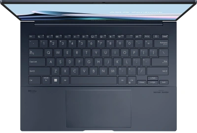 Ноутбук Asus Zenbook 14 OLED UX3405MA-QD489 Core Ultra 5 125H 16Gb SSD1Tb Intel Arc 14" OLED FHD+ (1920x1200) без ОС blue WiFi BT Cam Bag (90NB11R1-M00ST0)