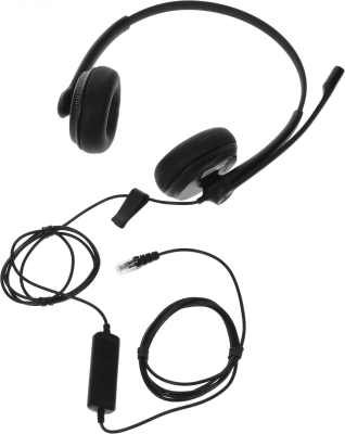 Гарнитура проводная Yealink YHS34 Dual черный