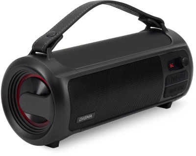 Колонка порт. Digma D-PS1523 черный 25W 2.0 BT 10м 1800mAh (SP1523B)