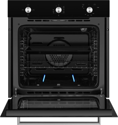 Духовой шкаф Газовый Weissgauff WGO 706 черное стекло