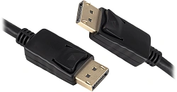 Кабель аудио-видео Buro V2.0 DisplayPort (m)/DisplayPort (m) 1.5м. черный (BU-DP2.0-1.5M)