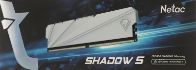 Память DDR4 8GB 2666MHz Netac NTSSD4P26SP-08W Shadow S RTL PC4-21300 CL19 DIMM 288-pin 1.2В Intel с радиатором Ret