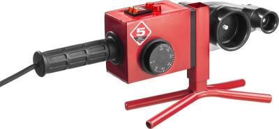 Сварочный аппарат для пластиковых труб Зубр АСТ-2000 2кВт Тмакс.:300 парн.насад. (кейс в компл.)