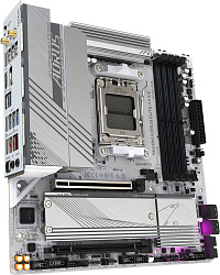 Материнская плата Gigabyte B650M A ELITE AX ICE Socket AM5 AMD B650 4xDDR5 mATX AC`97 8ch(7.1) 2.5Gg RAID+HDMI+DP