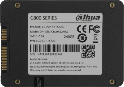 Накопитель SSD Dahua SATA-III 240GB DHI-SSD-C800AS240G C800A 2.5"