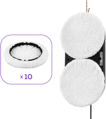 Мойщик окон Kitfort КТ-5188 пит.:от сети белый/черный