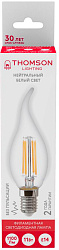 Лампа филам. Thomson Filament TH-B2080 11Вт цок.:E14 свеча 220B св.свеч.бел.нейт. Tail Candle (упак.:1шт)