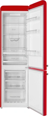 Холодильник Maunfeld MFF186NFRR 2-хкамерн. красный