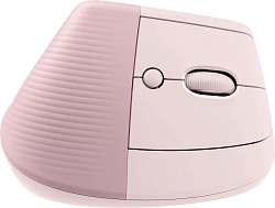 Мышь Logitech Lift розовый оптическая 4000dpi silent беспров. BT/Radio USB для ноутбука 5but (910-006487)