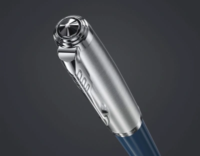 Ручка перьев. Parker 51 Core (2123501) Midnight Blue CT F сталь нержавеющая подар.кор.