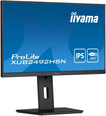 Монитор Iiyama 23.8" ProLite XUB2492HSN-B5 черный IPS LED 16:9 HDMI M/M матовая HAS Piv 250cd 178гр/178гр 1920x1080 75Hz DP FHD USB 5.6кг