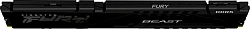 Память DDR5 32GB 5600MHz Kingston KF556C40BB2-32 Fury Beast Black RTL Gaming PC5-44800 CL40 DIMM 288-pin 1.25В single rank с радиатором Ret