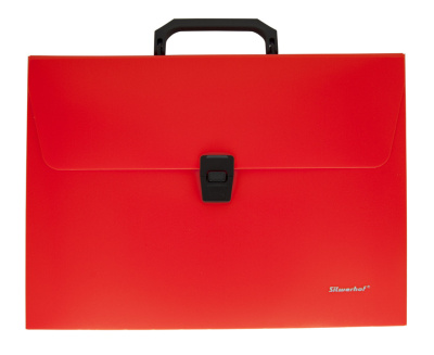 Портфель Silwerhof 322715-04 1 отдел. A4 пластик оранжевый неон