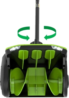 Снегоуборщик электр. Greenworks GD60SS2 1800кВт