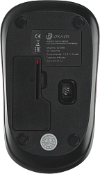 Мышь Оклик 525MW черный/красный оптическая 1000dpi беспров. USB для ноутбука 3but (1090720)