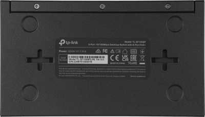 Коммутатор TP-Link TL-SF1009P 9x100Мбит/с 8PoE+ 65W неуправляемый