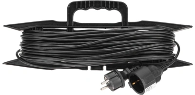 Удлинитель силовой PROconnect PROc-Uc (13-4915) 3x0.75кв.мм 1розет. 30м ПВС 6A пласт.рамка черный