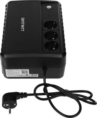 Источник бесперебойного питания Smartwatt Safe 360Вт 600ВА черный