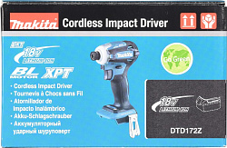 Шуруповерт Makita DTD172Z аккум. патрон:шестигр.1/4"