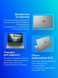 Ноутбук Lenovo LOQ 15IAX9E Core i5 12450HX 16Gb SSD512Gb NVIDIA GeForce RTX 3050 6Gb 15.6" IPS FHD (1920x1080) без ОС grey WiFi BT Cam (83LK005HUE)