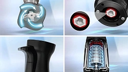 Блендер погружной Bosch MSM6M871 1200Вт черный