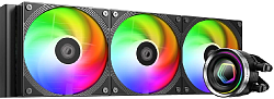 Система водяного охлаждения ID-Cooling FX360 Inf ARGB Soc-AM5/AM4/1200/1700/1851 черный 4-pin 27.2dB Al+Cu 350W Ret