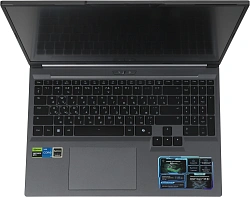 Ноутбук Maibenben X16C-i54455 Core i5 14450HX 16Gb SSD512Gb NVIDIA GeForce RTX5050 8Gb 16" IPS FHD+ (1920x1200) Windows 11 Home grey WiFi BT Cam 5200mAh (X16C-I544550F44HG4E10)