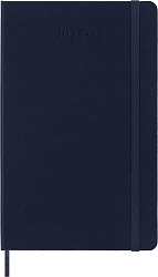 Еженедельник Moleskine ACADEMIC WKNT Large 130х210мм датир.18мес 208стр. синий сапфир