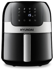 Аэрогриль Hyundai HYF-3555 1500Вт черный/серебристый