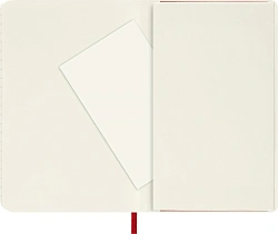 Блокнот Moleskine CLASSIC SOFT QP611F2 Pocket 90x140мм 192стр. линейка мягкая обложка красный
