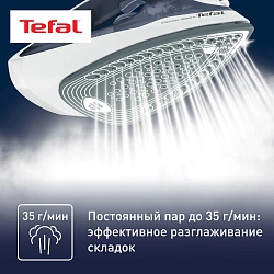 Утюг Tefal FV2837E0 2400Вт синий/белый