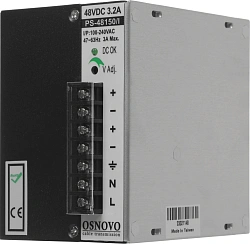 Блок питания AC/DC Osnovo PS-48150/I 45В 53В 150Вт