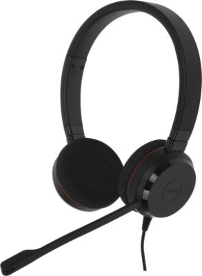 Наушники с микрофоном Jabra Evolve 20 черный накладные USB оголовье (4999-823-169)