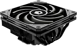 Устройство охлаждения(кулер) ID-Cooling IS-55 Soc-AM5/AM4/1200/1700/1851 черный 4-pin 31.2-31.2dB Al+Cu 125W 450gr Ret (IS-55 BLACK)