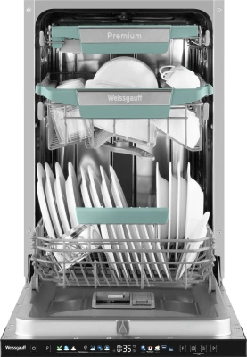 Посудомоечная машина встраив. Weissgauff BDW 4160 Real Touch DC Inverter Timer Floor 2100Вт узкая