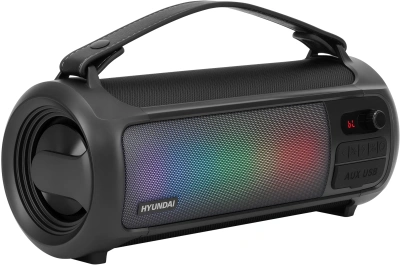 Колонка порт. Hyundai H-PS1025 черный 40W 2.0 BT 10м 3000mAh
