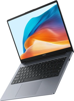 Ноутбук Huawei MateBook D 14 MDG-X Core i5 13420H 16Gb SSD512Gb Intel Iris Xe graphics 14" IPS FHD (1920x1200) без ОС grey space WiFi BT Cam (53014BSB)