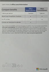 Офисное приложение Microsoft Office Home and Business 2021 English CEE Only Medialess (T5D-03516)