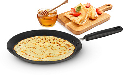 Сковорода блинная Rondell Pancake frypan RDA-274 круглая 22см покрытие: TriTitan ручка несъемная (без крышки) черный
